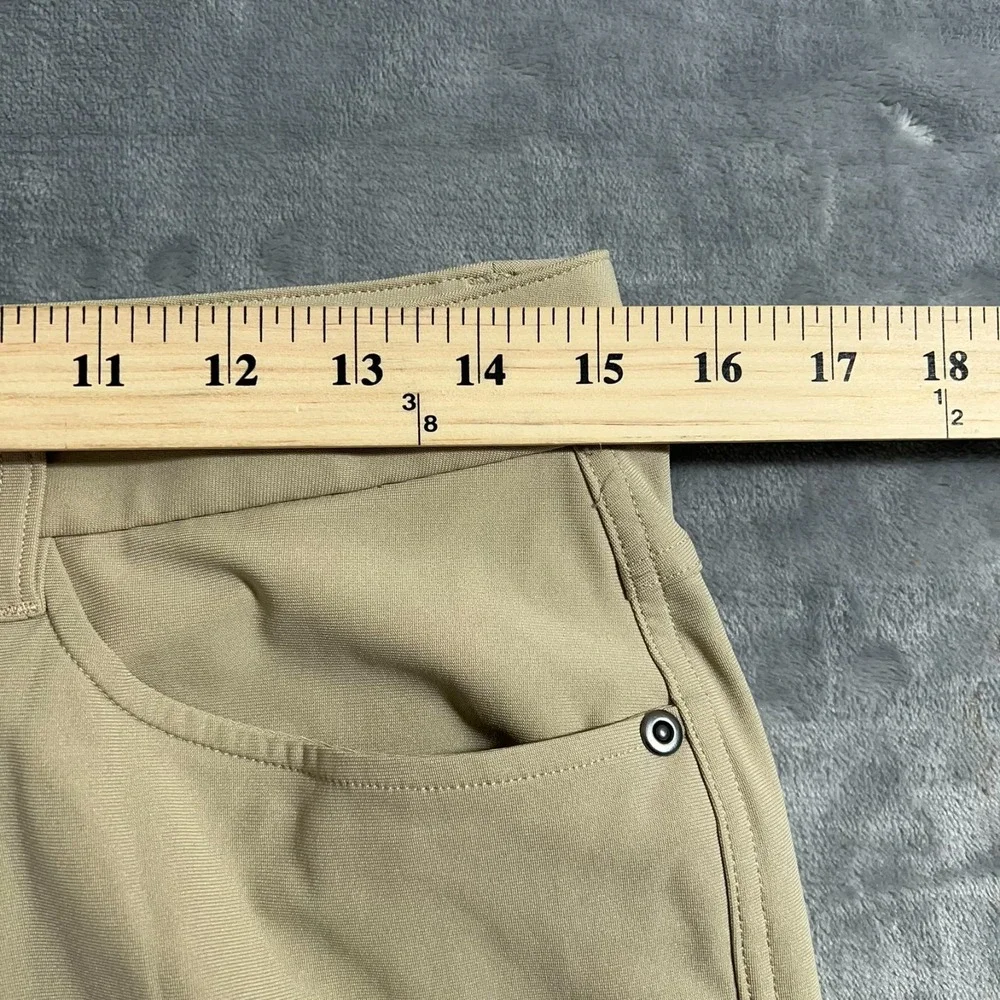 Lululemon ABC Classic Fit Pants Mens 30x28 Beige Khaki Straight Warpstreme
